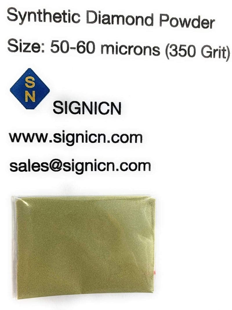 SIGNI Synthetic Diamond Powder Grit for Lapping Polishing Finishing (75 Carat Pack, 50-60 Micron) - Image 3